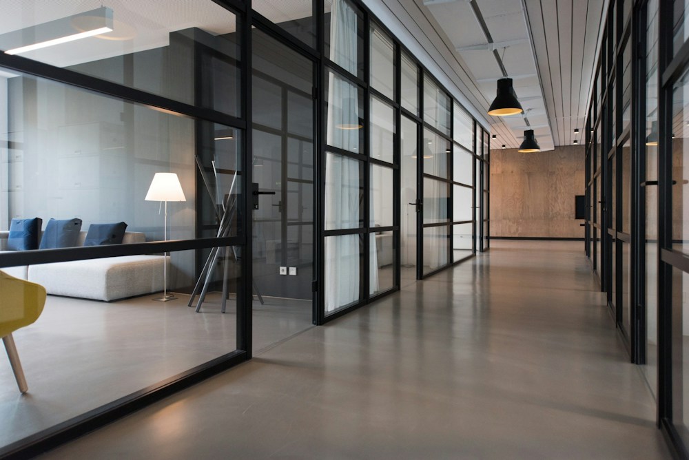 Work space inspiration with comfortable desk chairs and natural light